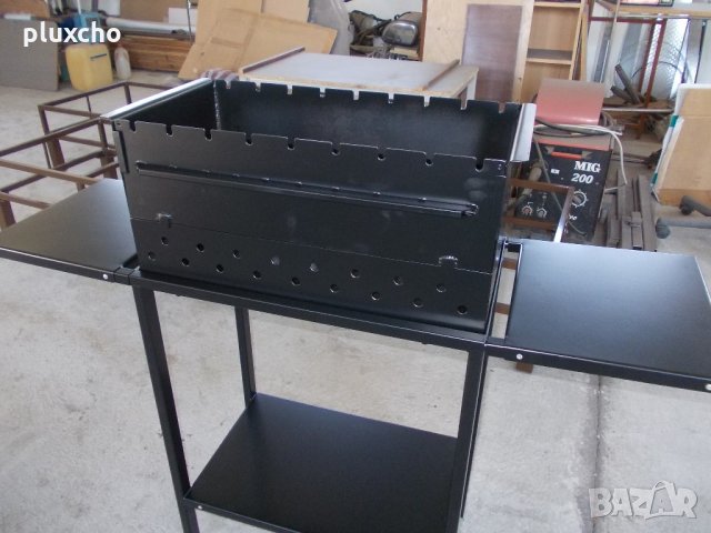 Скара-барбекю за градината на стойка за дървени въглища, снимка 10 - Барбекюта - 7993630