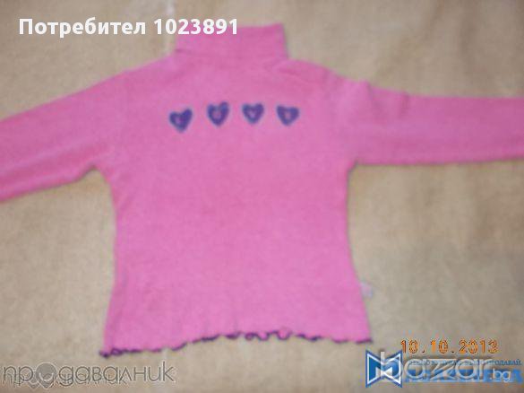  Поло Wenice +нежно пуловерче за 5-г момиченце, снимка 5 - Детски Блузи и туники - 10875801