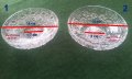 Две стъклени фруктиери различна шарка, снимка 1