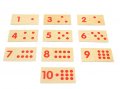  Математика пъзел Монтесори в кутия с плочки и карти за ранна възраст , снимка 1