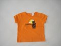 Прекрасна оранжева блузка,092 см. , снимка 1 - Бебешки блузки - 21240826