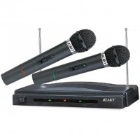 Комплект безжични микрофони RLAKY-2 бр, снимка 2 - Микрофони - 21852357