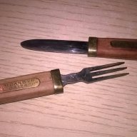 Vda.m.fernandez-madrid-ретро колекция-нож/вилица-от швеицария, снимка 2 - Антикварни и старинни предмети - 17222884