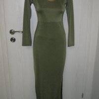 Нова дълга зелена рокля, снимка 2 - Рокли - 25658653