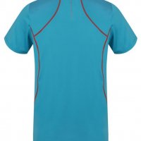 Мъжка тениска бързосъхнеща Hannah Pacaba Bluebird/orange, снимка 2 - Тениски - 21154031