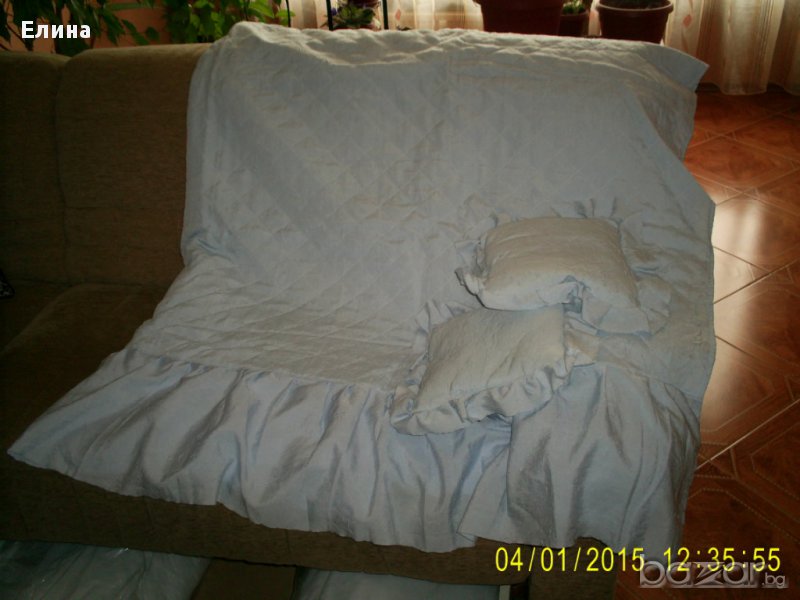 Покривало за легло, включително 2 броя възглавници , снимка 1