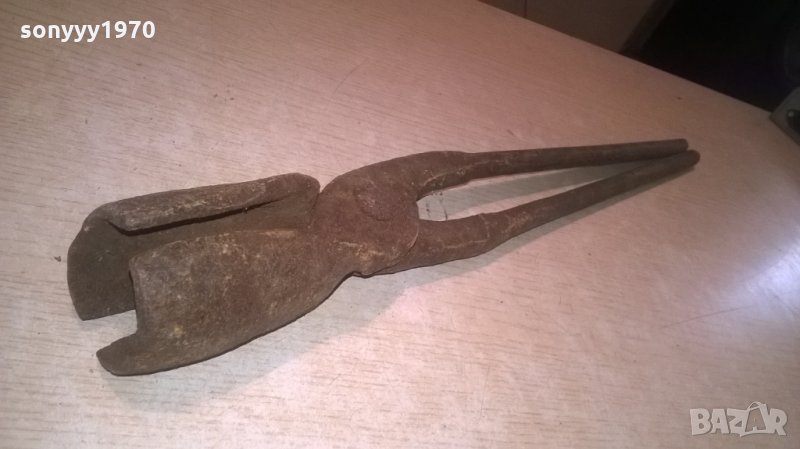 поръчани-ковашки клещи-50см-внос швеция, снимка 1