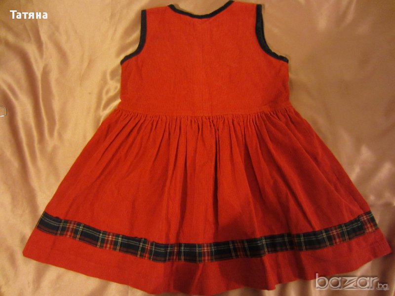 РОКЛЯ детска- кадифе;САКО/жакет/;рокля с фуста;, снимка 1