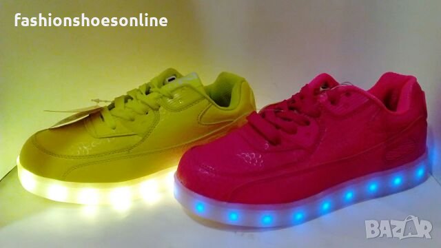 Детски светещи маратонки CLIBE- С USB ЗАРЯДНО ., снимка 4 - Детски маратонки - 22651292