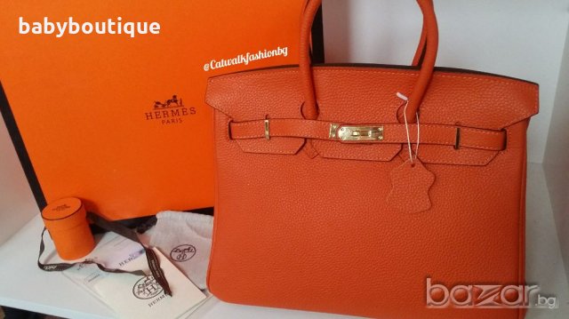 Hermes Birkin 35 оригинал кожа, снимка 4 - Чанти - 20837016