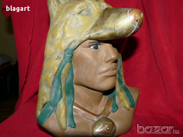 Керамика статуетка,Човекът-вълк, снимка 2 - Антикварни и старинни предмети - 15382667