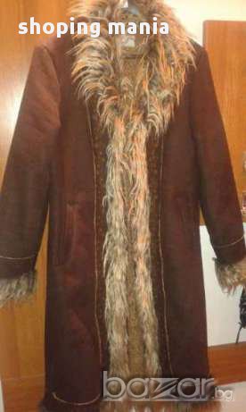 Луксозно дамско палто размер ХЛ, снимка 1 - Палта, манта - 16572539
