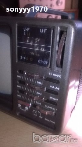 Deluxe tv/radio-12v/220v-30х20х13см-внос швеицария, снимка 8 - Телевизори - 16638251