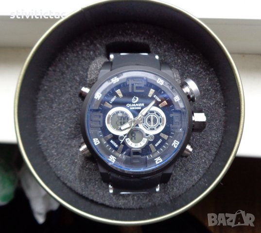 Мъжки часовник # QUAMER # ново бял.,