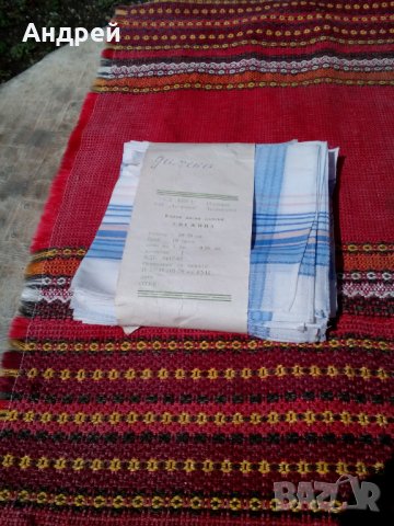 Стари дамски носни кърпи Снежина