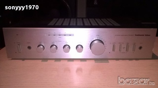 Continental edision-pa9008 preampli ampli stereo-japan-внос швеицария, снимка 1 - Ресийвъри, усилватели, смесителни пултове - 13530641