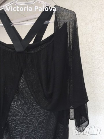 Необикновена блуза SISLEY, снимка 9 - Корсети, бюстиета, топове - 25633328