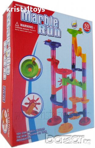 Детска занимателна игра Писта с топчета 50 части, снимка 1 - Рисуване и оцветяване - 16713893