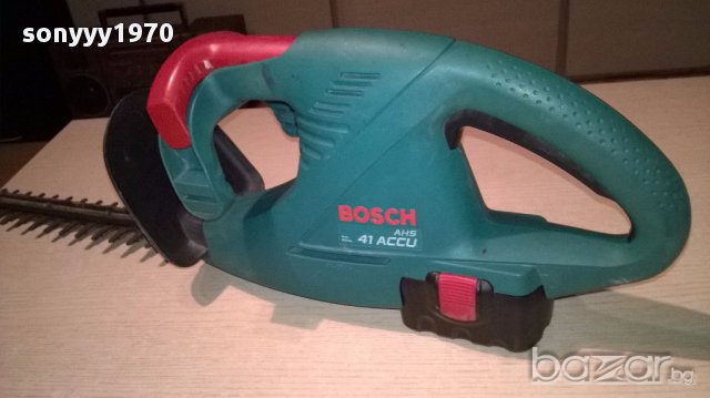 Bosch ahs41 accu-храсторез+батерия-внос швеицария, снимка 1 - Други инструменти - 17778001