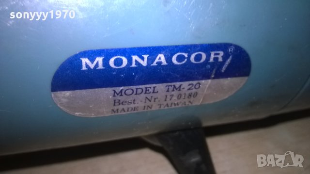monacor tm-20 hi-power megapgone-made in taiwan-от франция, снимка 7 - Микрофони - 26184398