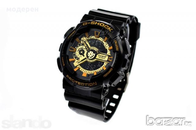 Продавам G SHOCK ga100 черно червен реплика, снимка 4 - Мъжки - 20231109