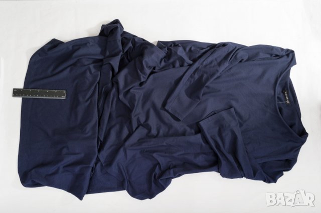 Тъмносиня двупластова рокля марка Lental - 2XL, снимка 5 - Рокли - 25567533