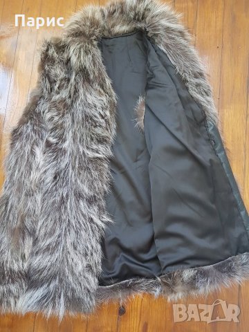 Естествен косъм Елек, снимка 3 - Палта, манта - 23010039