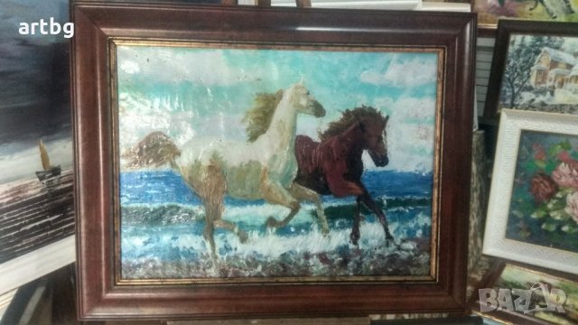 Автентична картина "Заедно", снимка 5 - Картини - 24697391