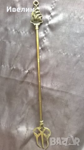 бронзова вилица , снимка 4 - Антикварни и старинни предмети - 25032045