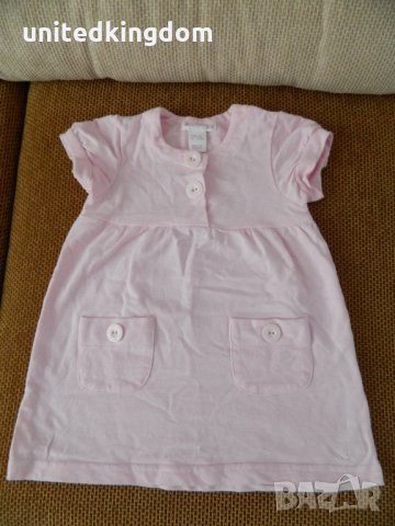 H & M - светло розова рокличка в идеално състояние, снимка 1 - Бебешки рокли - 23818851