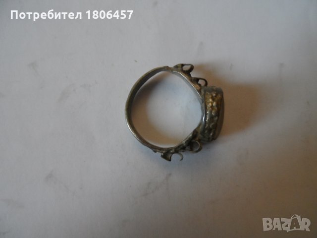 стар сребърен пръстен, снимка 7 - Антикварни и старинни предмети - 23800695