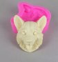 3D Куче Хъски Овчарка глава силиконов молд декорация украса фондан торта мъфини и др, снимка 1