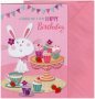 Картичка с животинче за Рожден ден с плик (различни цветове), снимка 1
