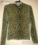 НОВА леопардова  блуза в зелено