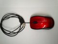 Червена USB мишка Lenovo, снимка 1 - Клавиатури и мишки - 25888607