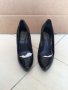 Aldo обувки на ток от черен лак с платформа N38, снимка 1 - Дамски обувки на ток - 22787663