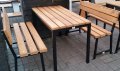 Дървена маса и пейки, баварски комплект., снимка 1 - Маси - 18014440