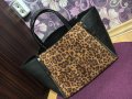 Уникална чанта с леопардов принт , снимка 3