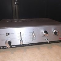 monacor stereo amplifier-внос швеицария, снимка 1 - Ресийвъри, усилватели, смесителни пултове - 21167152