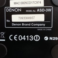 Denon ASD-3W - Network iPod Dock, снимка 10 - Ресийвъри, усилватели, смесителни пултове - 25321513
