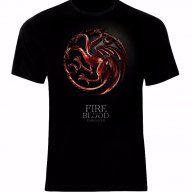 Игра на Тронове Game Of Thrones Fire and Blood Targaryen Тениска Мъжка/Дамска S до 2XL, снимка 1 - Тениски - 14035668