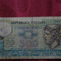 500 лири Италия, снимка 1 - Нумизматика и бонистика - 19131110