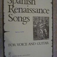 Книга "Spanish Renaissance Songs for voice and guitar"-40стр, снимка 1 - Чуждоезиково обучение, речници - 15845715