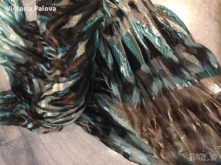 Намачкан шал 150 на 35см, снимка 1