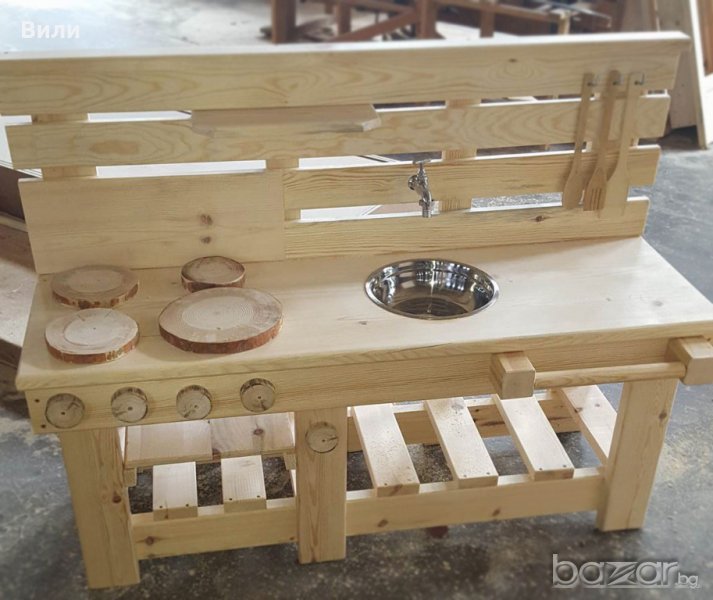 Детска кухня от масив, снимка 1