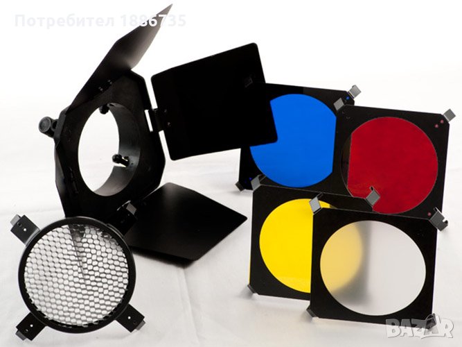 Комплект клапи...пчелна пита и 4 цветни филтъра, снимка 1