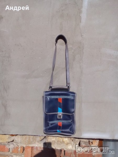 Стара кожена чанта, снимка 1