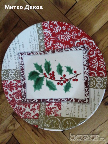 Керамична чиния чужда за плодове, снимка 1