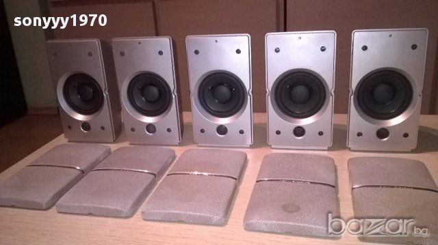 Sharp cp-cn400-8ohms/45watt-5бр-17х10х10см-внос швеицария, снимка 2 - Тонколони - 17513544