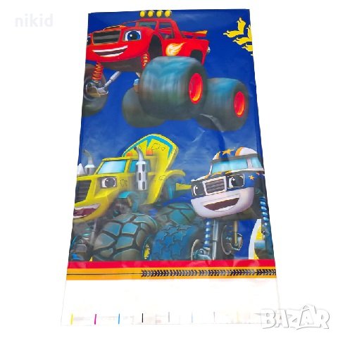 Blaze Monster Machines Пламъчко и Машините найлонова покривка за парти рожден ден